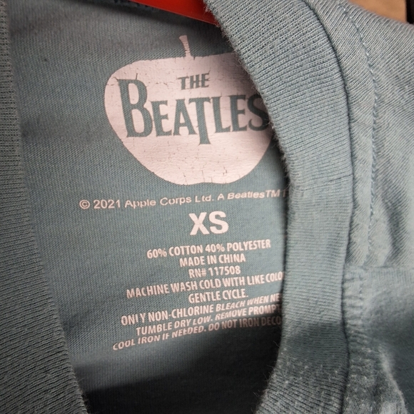 The Beatles Blue Short Sleeve Tee - Picture 6 of 6